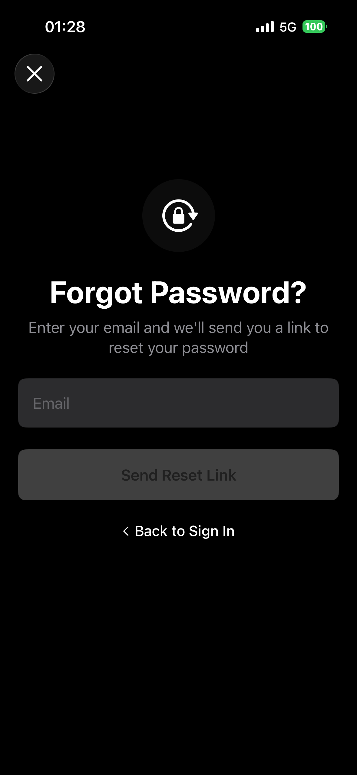 Forgot password